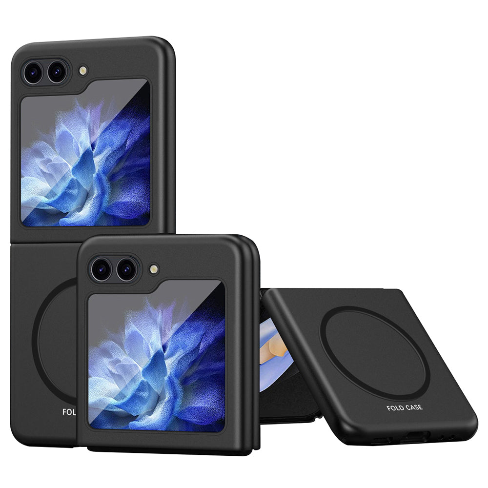 Magnetic Case for Samsung Galaxy Z Flip5 5G Compatible with MagSafe Skin-touch Rubberized PC Phone Cover Magnetic Case for Samsung Galaxy Z Flip5 5G Compatible with MagSafe Skin-touch Rubberized PC Phone Cover